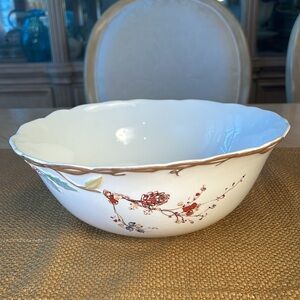 Lenox Winter Song Sculpted Serving Bowl